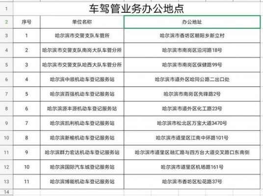 哈尔滨驾照年检地址（哈尔滨审驾照在什么地方审）-图1