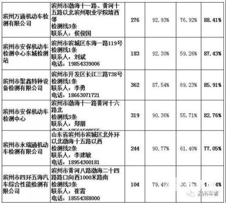 滨州周六汽车年检（滨州汽车年审地点）-图1