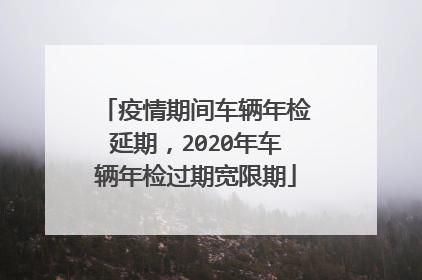 防疫时车辆年检延期（今年机动车年检因疫情延期）