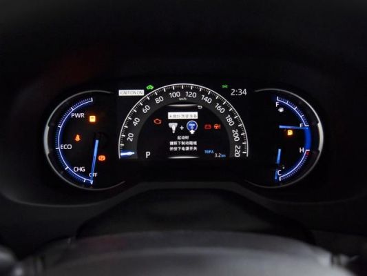 丰田轿车仪表盘（丰田轿车仪表盘显示一个八的标志是什么）-图1