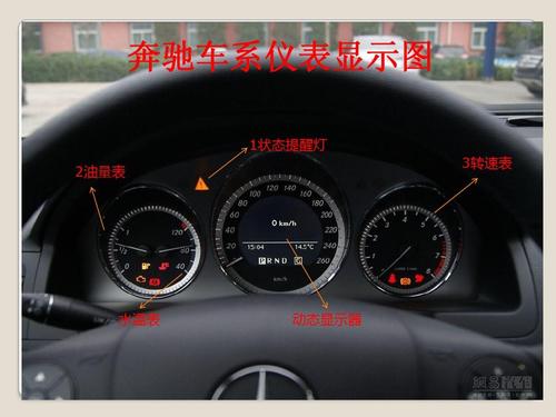 奔驰各种仪表盘图片大全（奔驰汽车仪表盘图标大全大图及名称）