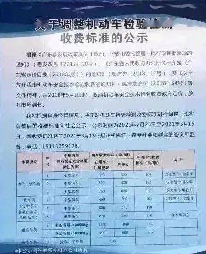 广州汽车年检费(汽车年检收费标准)-图3 广州汽车年检费(汽车年检收费标准)-图3