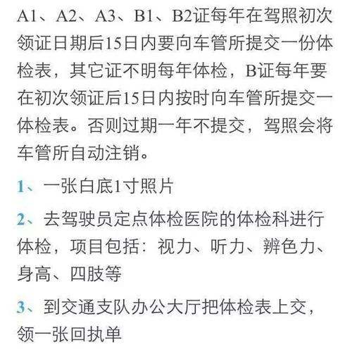 驾驶证多长时间年检（驾驶证年检审验）