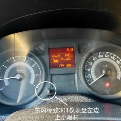 标致301仪表盘归零键（标致301的仪表时钟怎么调）