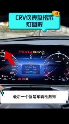 2017款crv仪表盘解析（2017本田crv仪表盘说明书）